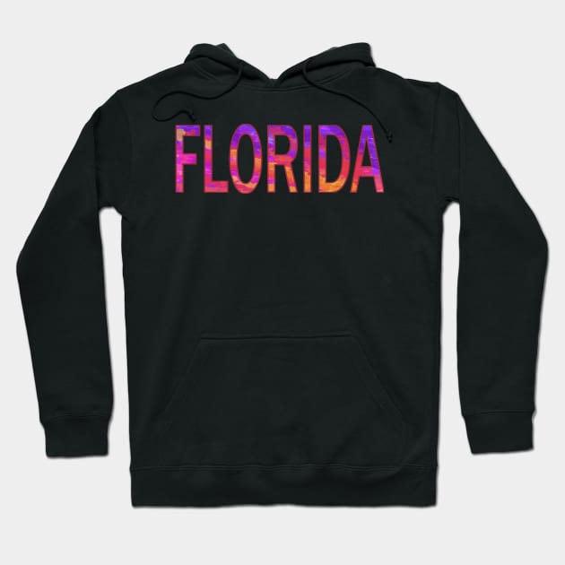 FLORIDA (Sunset Text) Hoodie by SakuraDragon